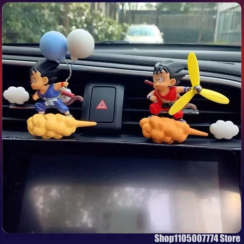 Vente chaude : Décoration de voiture Dragon Ball Goku – Diffuseur d'aromathérapie pour grille d'aération, Ornement de dessin animé pour intérieur de voiture, Cadeau idéal