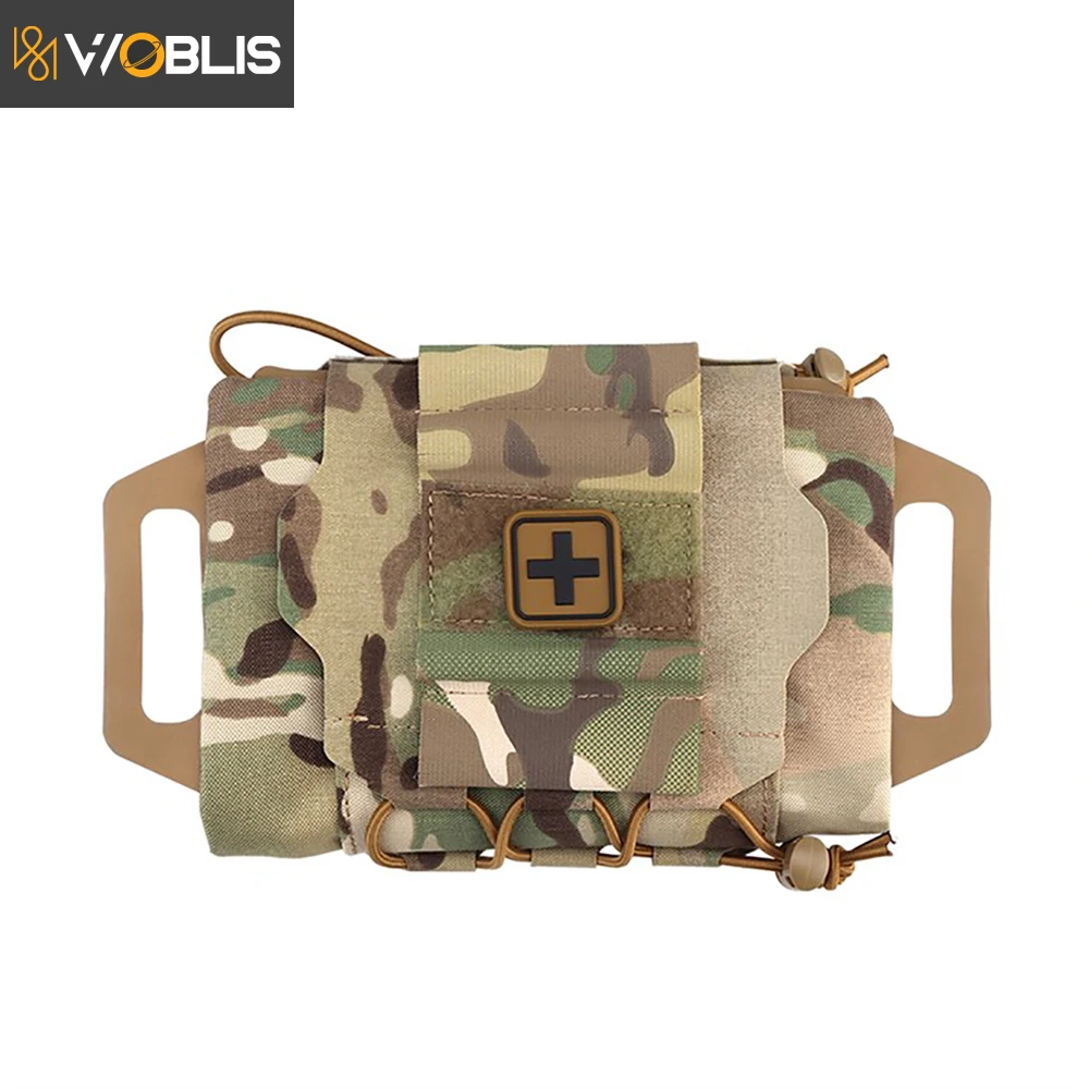 

Rapid Deployment IFAK First Aid Kits Pouch Molle Tactical Equipment Medical Bag Airsoft Accessories for Vest Belts