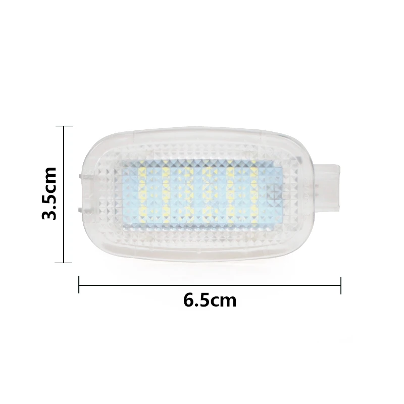 1Pair LED Make Up Mirror Lamp Footwell Light For Mercedes-Benz R230 W204 W212 W207 W221 W216 W251 W164 W463 X164 X204 C197