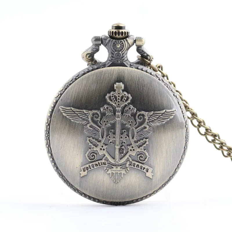 Anime Black Butler Cosplay Prop Sebastian Pocket Watches Kuroshitsuji Pocket Watch Pendant for Men Women/Mens Gift