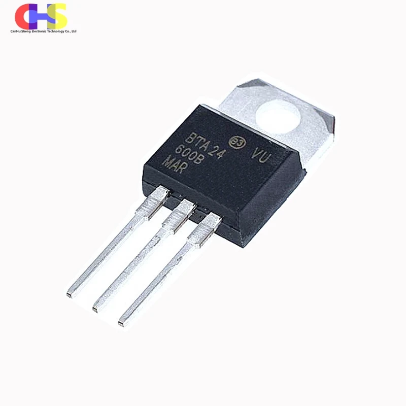 Transistor BTA20-600B BTA20-600C BTA20-800B TO-220 BTA24-600C BTA24-800B BTA24-800C BTA24-1200B TO220 BTA20 BTA24, 10 pièces