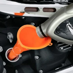 Entonnoir de ravitaillement en carburant, trémie d'huile à longue bouche, filtre de ceinture en plastique de grand diamètre, entonnoir à essence pour voiture et moto