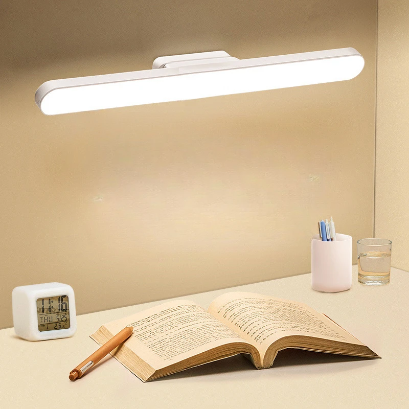 Folding Table Lamp Eye Protection Touch Dimmable LED Lamp Student Dormitory Bedroom Reading USB Rechargeable Table Lamp