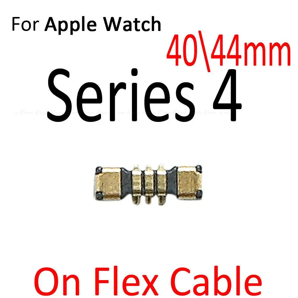 Conector de Bateria FPC Inline Suporte de Contato para Apple Watch Series 1 2 3 4 SE 5 6 7 8 S8 S7 S6 On Logic Motherboard Cabo Flex