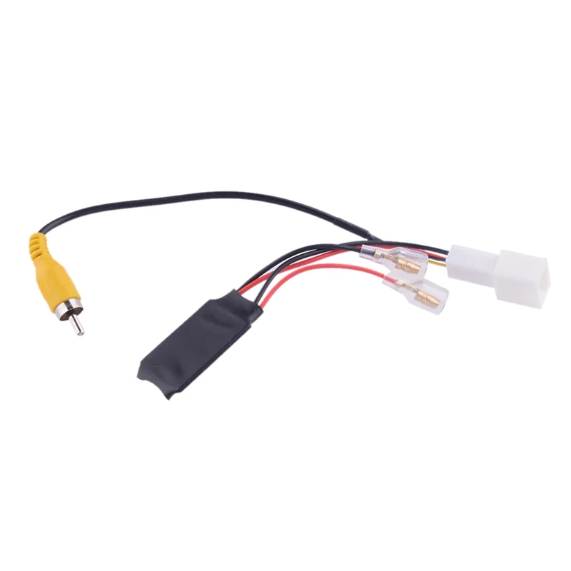 Car 4 Pin Reverse Camera Retention Wiring Harness Cable Plug Adapter Connector Fit for Toyota