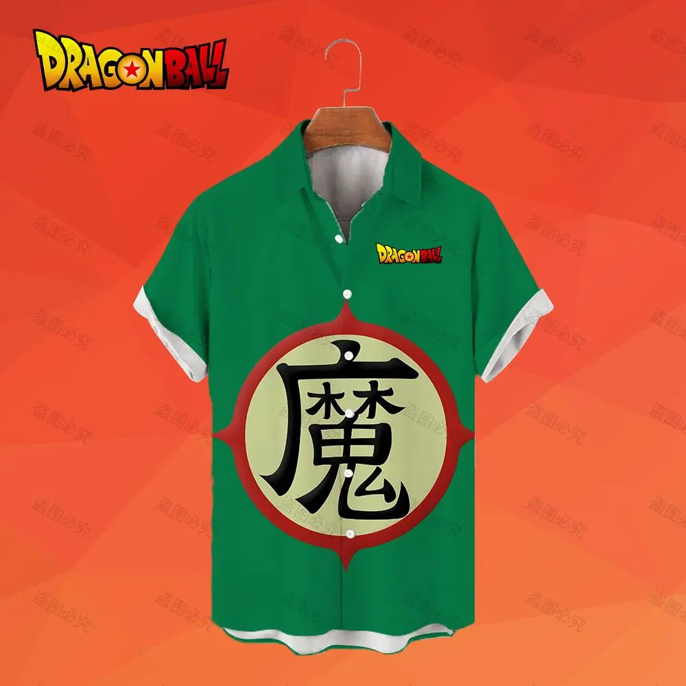 

Dragon Ball Z Men's Shirts Vegeta Hawaiian Shirt Mens Designer Clothes Short Sleeve Fashion Streetwear Beach Style 2026 Goku Y2k