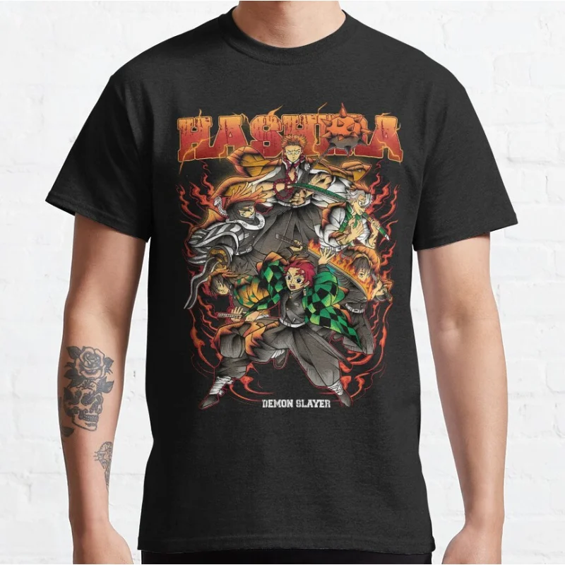 

Hashira Traning Arc Cute Anime Demon Slayer manga Graphic T Shirts 100% cotton large size Adult S-6XL
