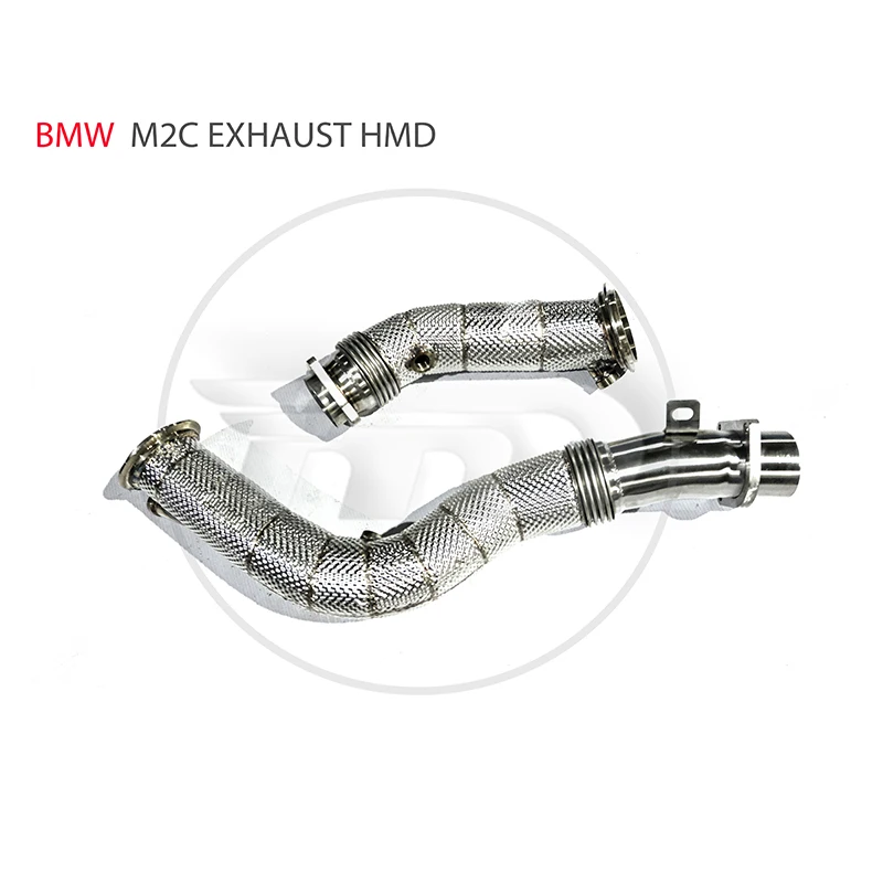 

HMD Exhaust Downpipe for BMW M2C F87 Car Accessories With Catalytic Header Without Cat