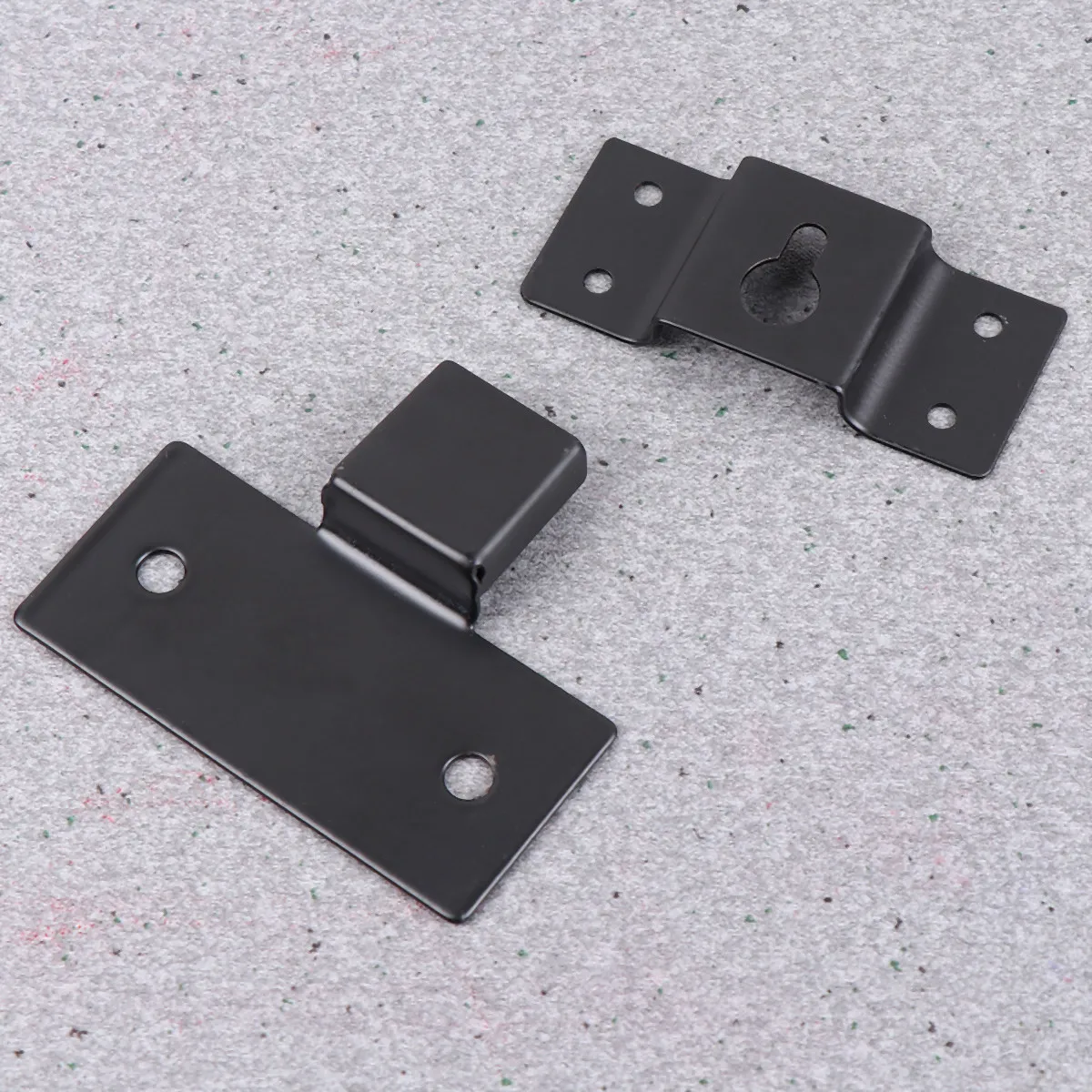 5Pcs Universal Wall Mounted Speaker Hangers Black Thick Stable Speaker Wall Mount for Home Store Hospital Cinema Use