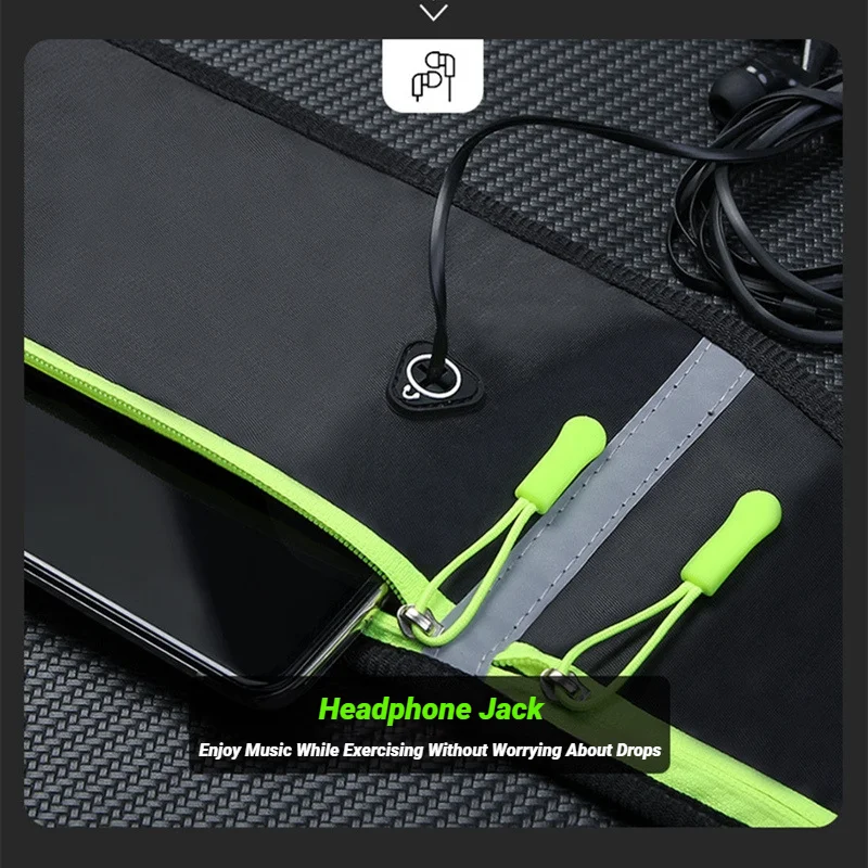 Outdoor Running Waist Bag For Mobile Phone Light And Thin Fitness Cycling Water Bottle With Three Waterproof Pockets Men Women image 3