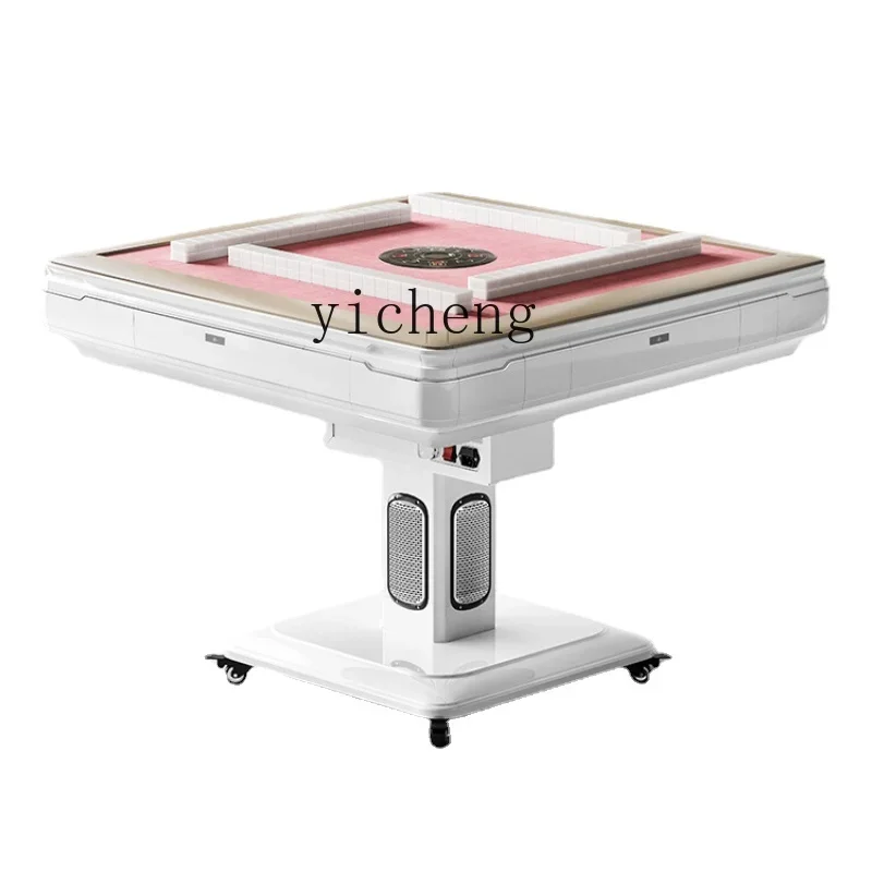 Automatic Household Foldable Heating Mahjong Table Roller Coaster Machine Hemp Dual-Use Sparrow