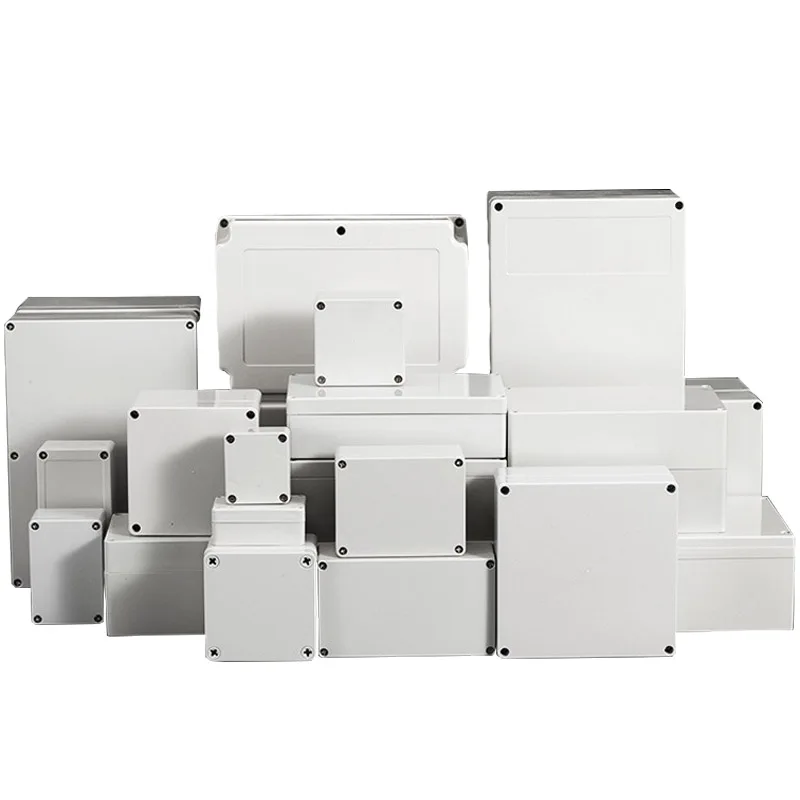 F-type ABS new material Ip67 waterproof junction box Plastic housing Ip67 Outdoor electronic safe monitor power button box