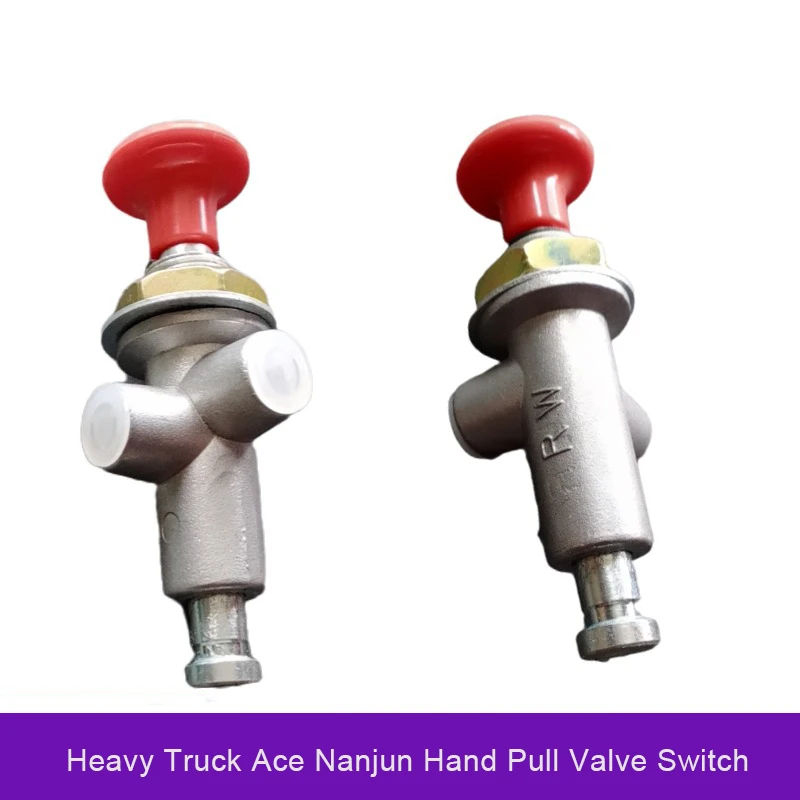 Válvula de controle hidráulico interruptor de elevação válvula de tração manual caminhão pesado nanun shenfeng interruptor de válvula de tração manual