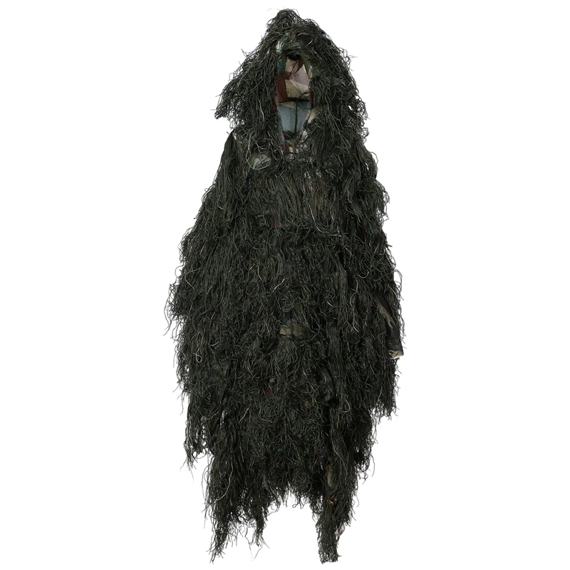 Adult Outdoor Hunting Cloak Suit Photography Clothes Clothes Camouflage Hunter Jungle Hunting Poncho-ABHG
