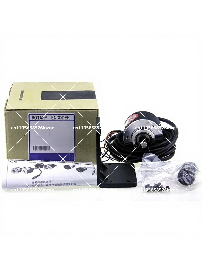 Rotary Encoder 100-1000 PPR Incremental Shaft Encoder 24V DC 3-Phase Industrial Sensor