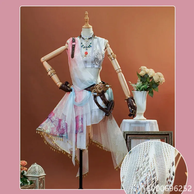 Naraka Bladepoint Feria Shen Косплей Qiyun Рубашка Костюм Хэллоуин Наряд для Женщин Девочек Мужчин Полный Комплект Новое Прибытие Лидер продаж