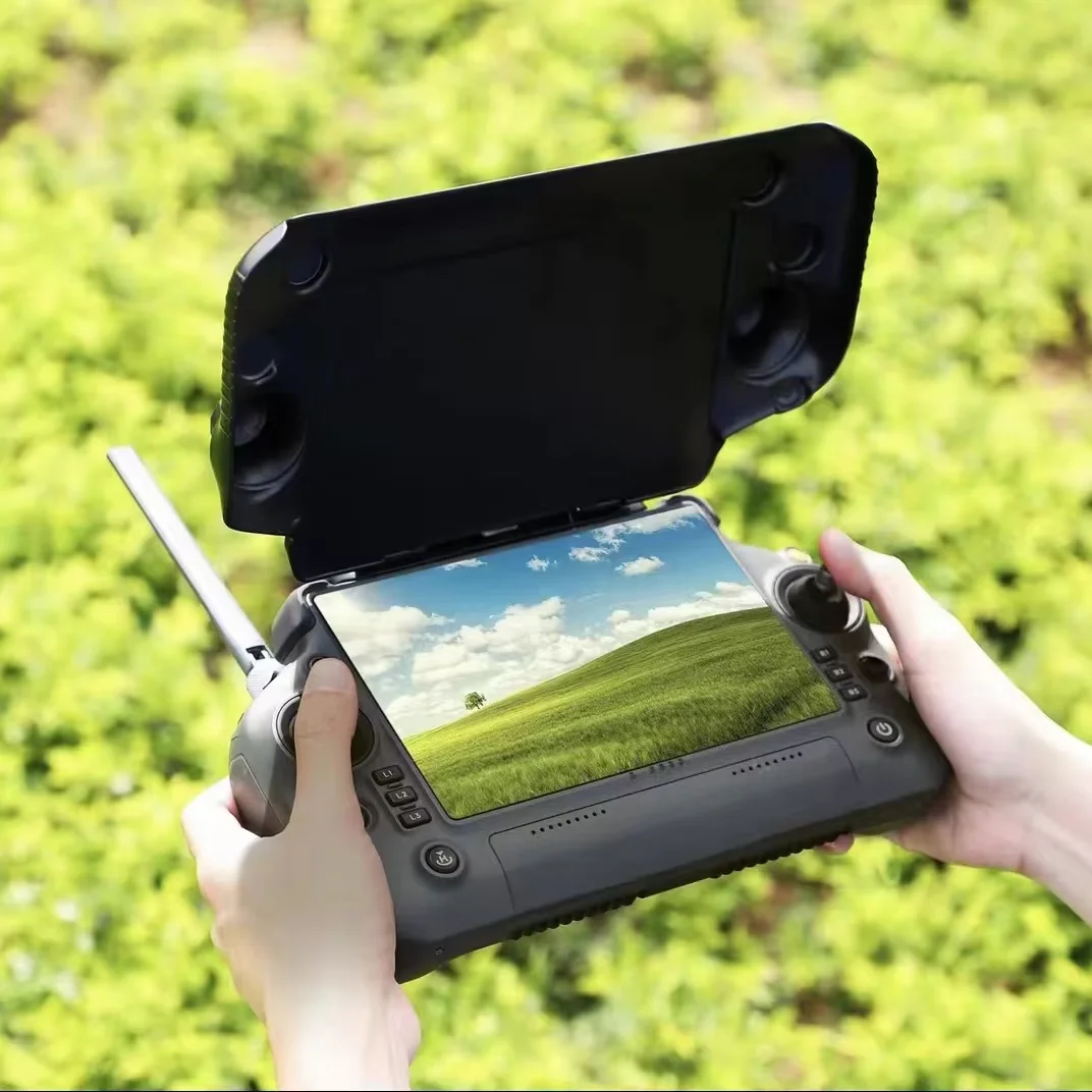 T40 الزجاج المقسى واقي الفيلم ل DJI الطائرة بدون طيار/غطاء الشاشة T50 T40 T25 T20P M3 التحكم عن بعد اثنين في واحد الظل غطاء للحماية