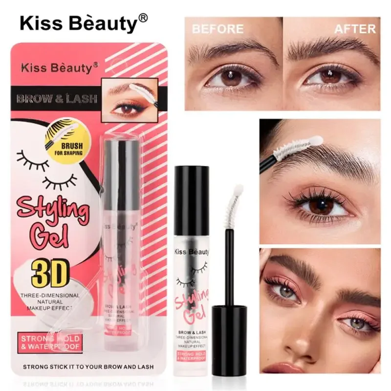 Heallor Kiss Beauty Waterproof 3D Eyebrow Styling Cream Quick-drying Makeup Eyebrow Sculpt Soap Natural Wild Brow Pomade Setting