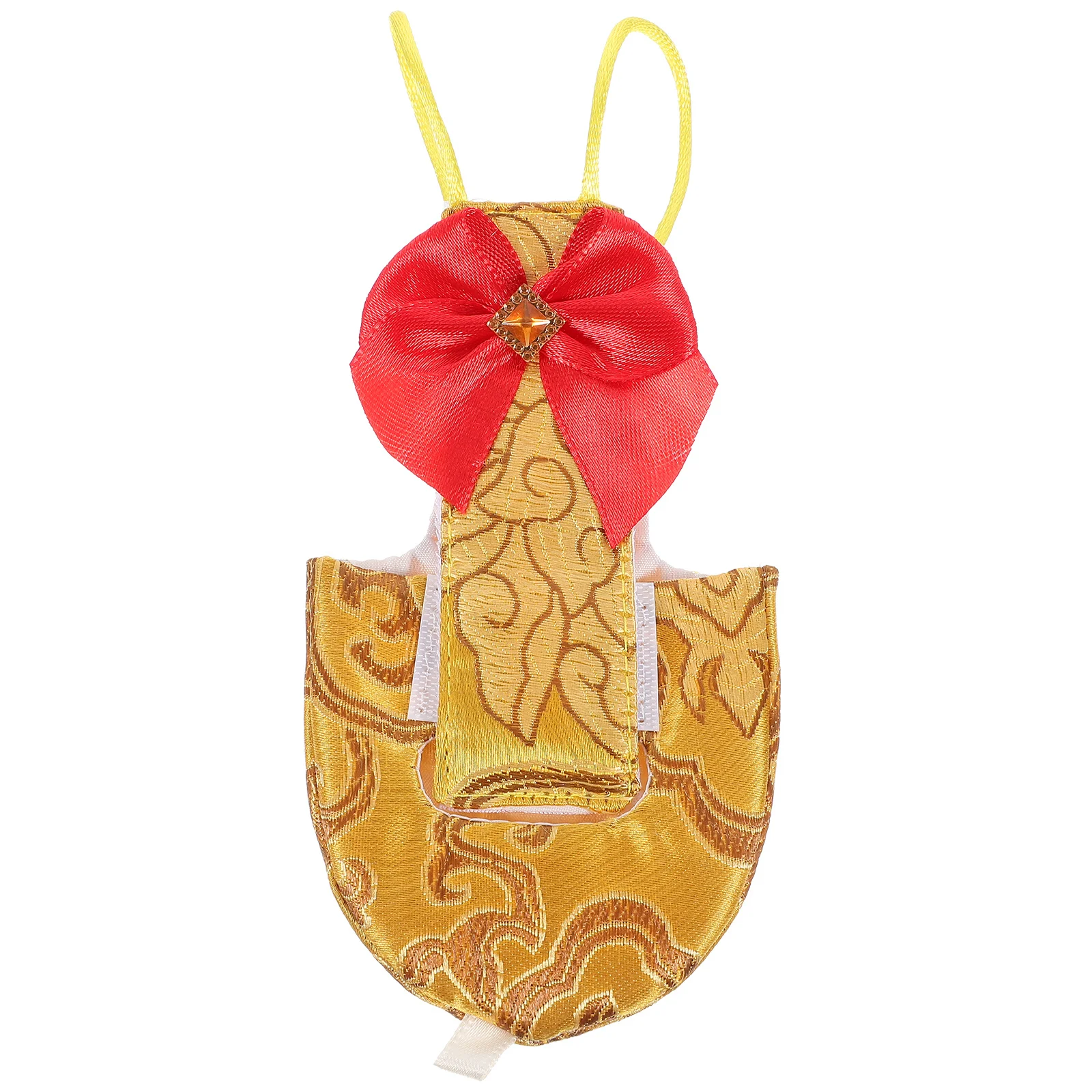 

Parrot Flying Suit Yellow Lightweight Pet Bird Diaper For Cockatiel Parakeet Easy Clean Reusable Printed Pattern Bowknot