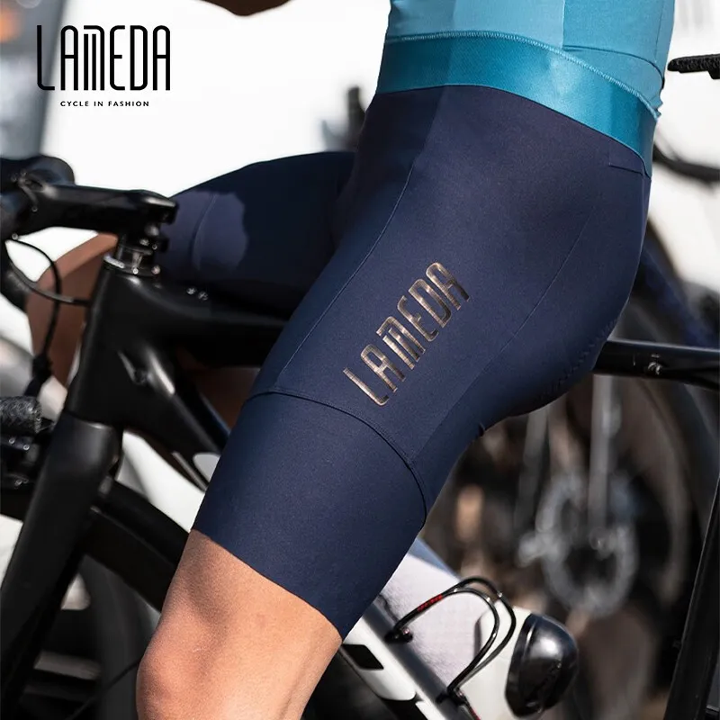 Lameda Cycling Clothes for Men Quick-Dry Breathable Cycling Shorts with Pad Shockproof Sponge Cycling Shorts Man Cycling Shorts