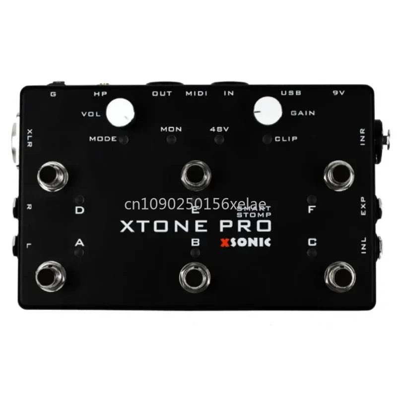 Xtone pro interface de áudio profissional faixa dinâmica superior, guitarra de ultra-baixa de tom mais claro, baixo e vocais
