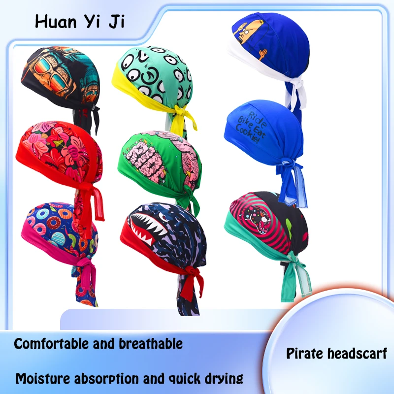 

UV protection Bicycle headscarf Breathable Riding headscarf Outdoor Pirate headscarf Customized