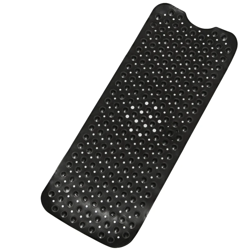 

Anti-Slip Bathtub Mat With Drain Holes, Suction Cups - Machine Washable, Bathroom Shower Carpet Non-Slip Mat For Bathtub