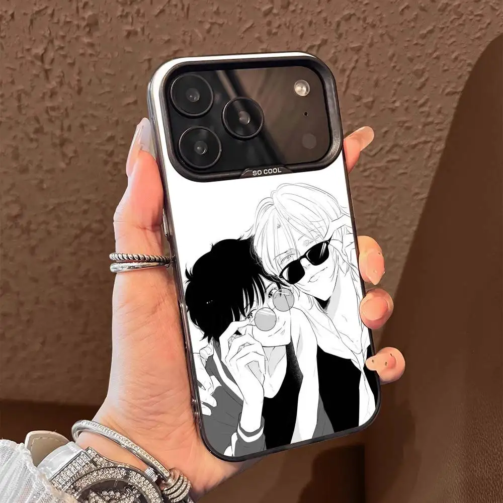 Banana Fish Ash Lynx Eiji Okumura Phone Case For iPhone 15,17,11,14,13,16,12,E,Max,Plus,Air,Pro,Mini Black Matte Cover