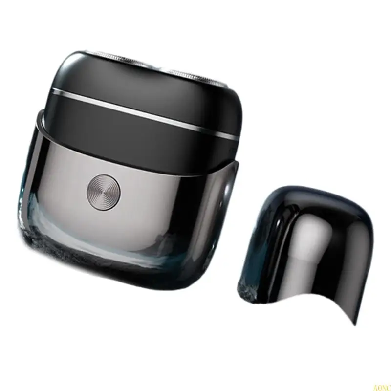 Портативный миниатюрный миниатюрный миниатюр A0NC для мужчин с USB -зарядкой бороды триммер