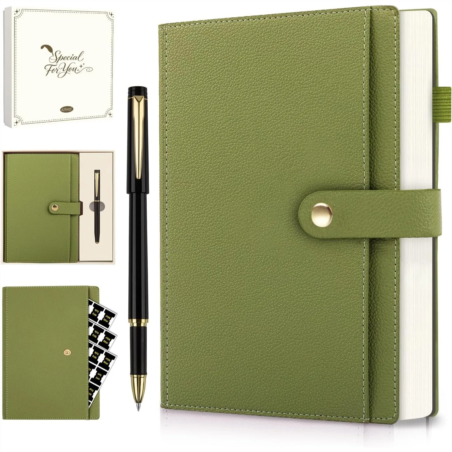 Leatherwork Journal - Кожаный блокнот формата А5 в линейку
