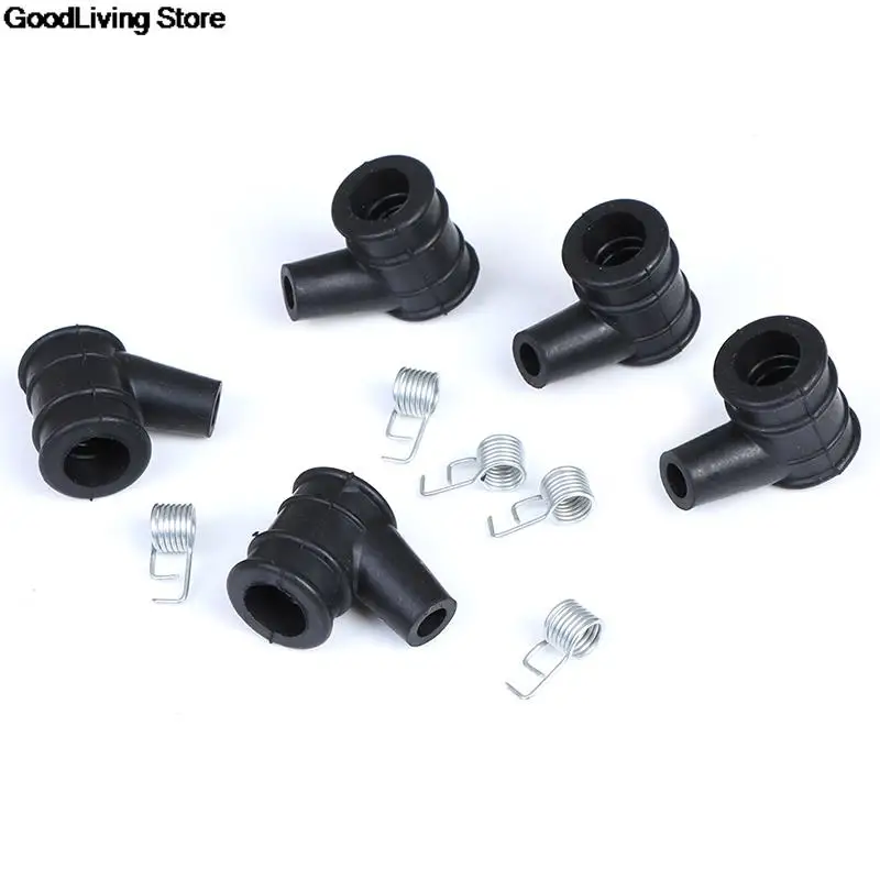 5 Sets 2-Stroke Ignition Coil Cap With Springs Set For 45CC52CC58CC Chain Saw Accessories Part Garden Power Tools