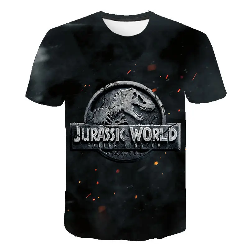 New Jurassic Park T Shirt Men Women 3D Printed T-shirt Casual Funny Tops Jurassic World Tees Children Boy Girl Cool tshirt