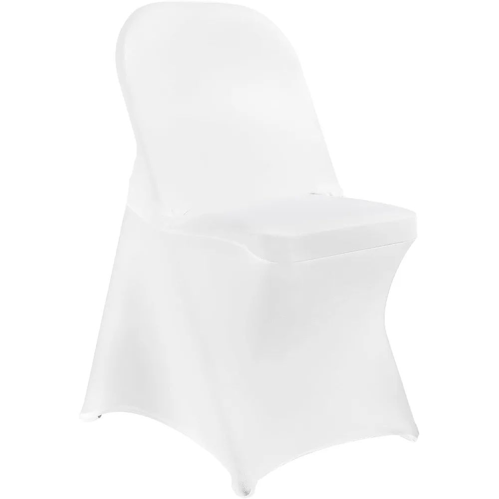 

Set of 30 Spandex Chair Covers for Folding Kitchen Chairs, Universal Washable Slipcovers, Removable Seat Protectors