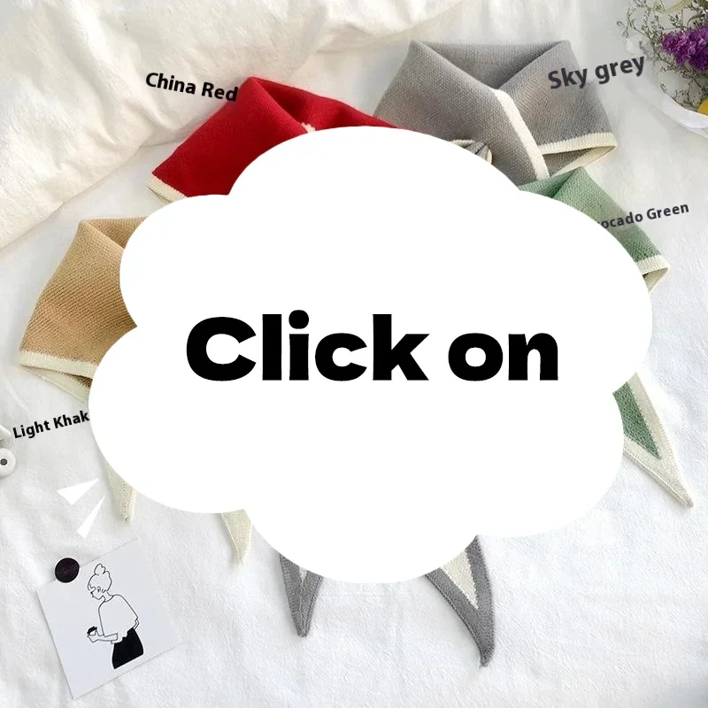 Frauen Herbst Warme Dreieck Schal Gefälschte Kragen Kleine Schal Für Kleid Hemd Abnehmbare Kragen Gestrickte Schal Hals Schutz