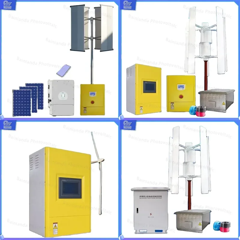 1KW 2KW 5KW Vertical Axis Wind Turbine Spiral Roof Mounted Generator Hybrid Solar Power System Home Garden Off Grid Energy