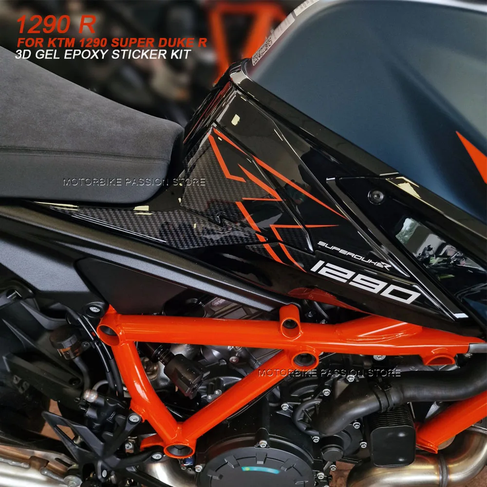 

For KTM 1290 Super Duke R 2022-2023 Waterproof Protective Decal Motorcycle Tank Pad Stickers 3D Epoxy Resin Sticker