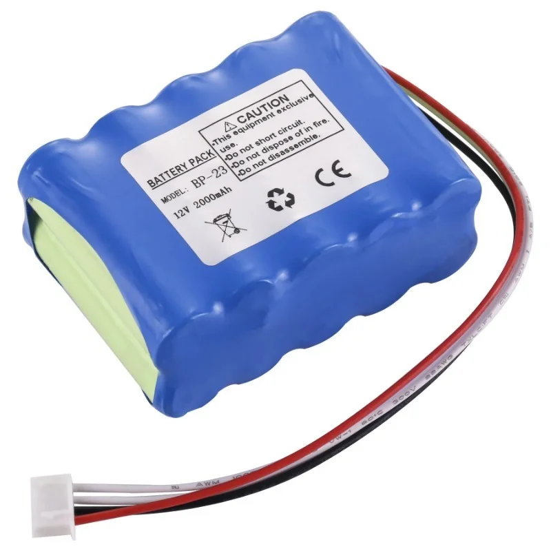 For TOP TOP2300 BP-23 Syringe Pump Brand New High Quality 12V 2000mAh Replacement Battery