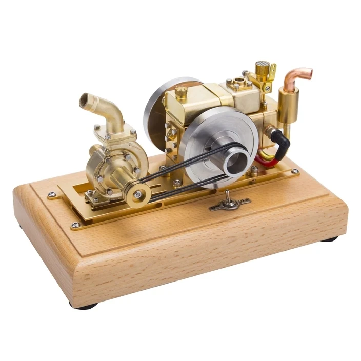 1.6cc 4-stroke Mini  M12-P70 Retro Water-cooled Gasoline Engine Model Toy Ornament Can Be Applied To Physics Teaching Experiment