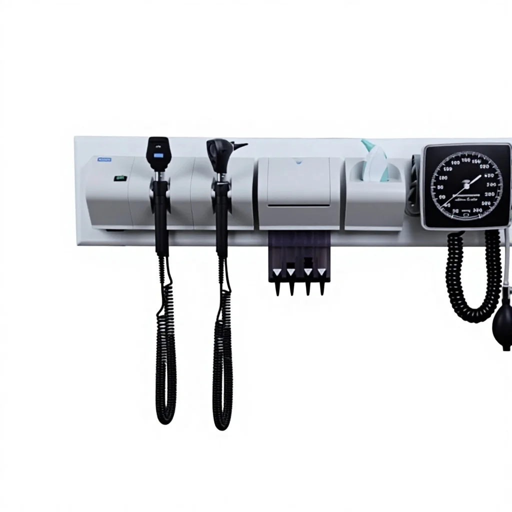 DW-1050 Wall Mounted Ent Diagnostic Set Medical Hospital Wall Mounted ENT Diagnostic Set Digital