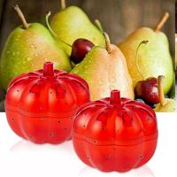2Pcs/Set Fruit Fly Trap Pumpkin Shape Drosophila Trap for Home Kitchen Non-Toxic Gnat Killer Fly Catcher Pest Insect Control