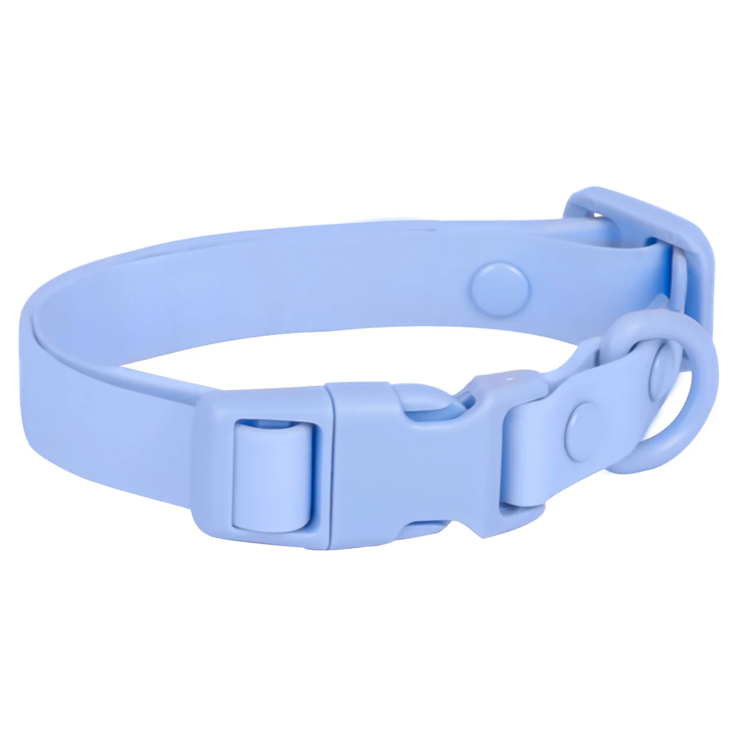 Neues Macaron-farbiges PVC-Hundehalsband, wasserdicht, schmutzabweisend, leicht zu reinigen, Haustierhalsband, verstellbares Halsband, Haustier-Hundehalsband – Detail 15
