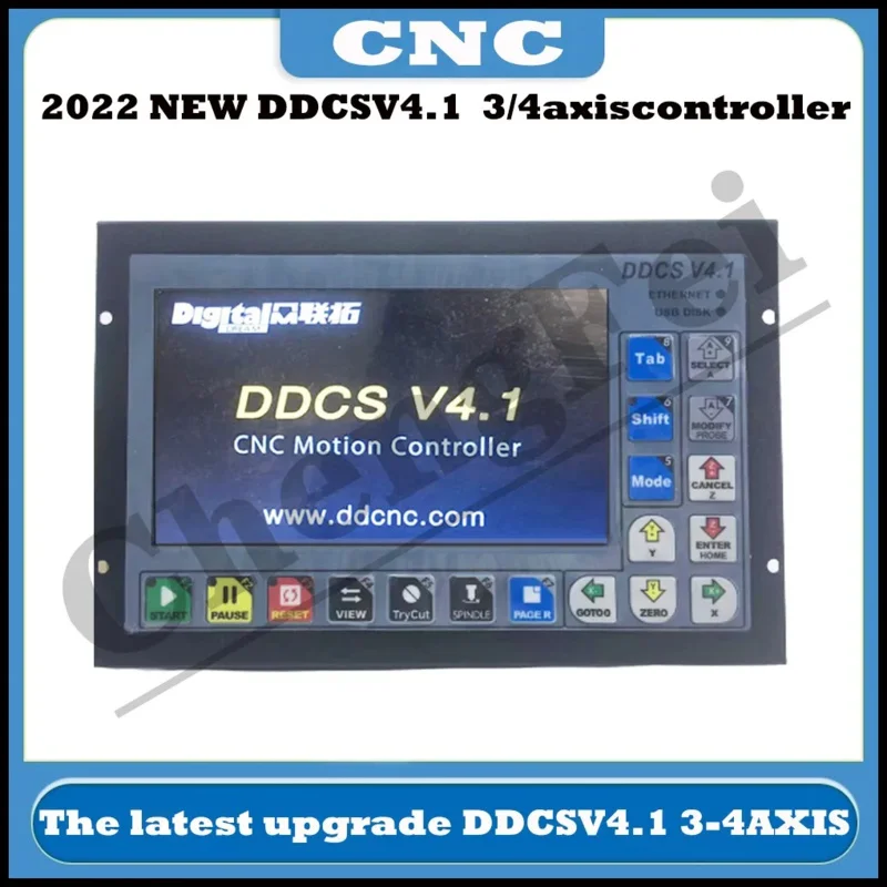 DDCSV4.1 3-Axis 4-Axis Independent Offline Machine Tool Engraving And Milling Motion CNC Controller Replaces Mach3 DDCSV3.1