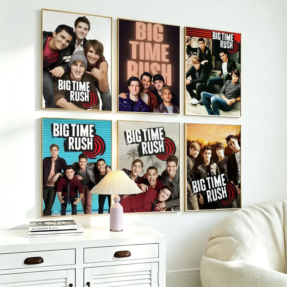 band Big Time Rush Poster Wall Posters Self-Adhesive Wall Stickers Home Decoration for Bedroom Living Room