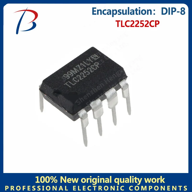 Chip amplificador de seguridad, dispositivo de 5 piezas, TLC2252CP, se inserta directamente en DIP-8