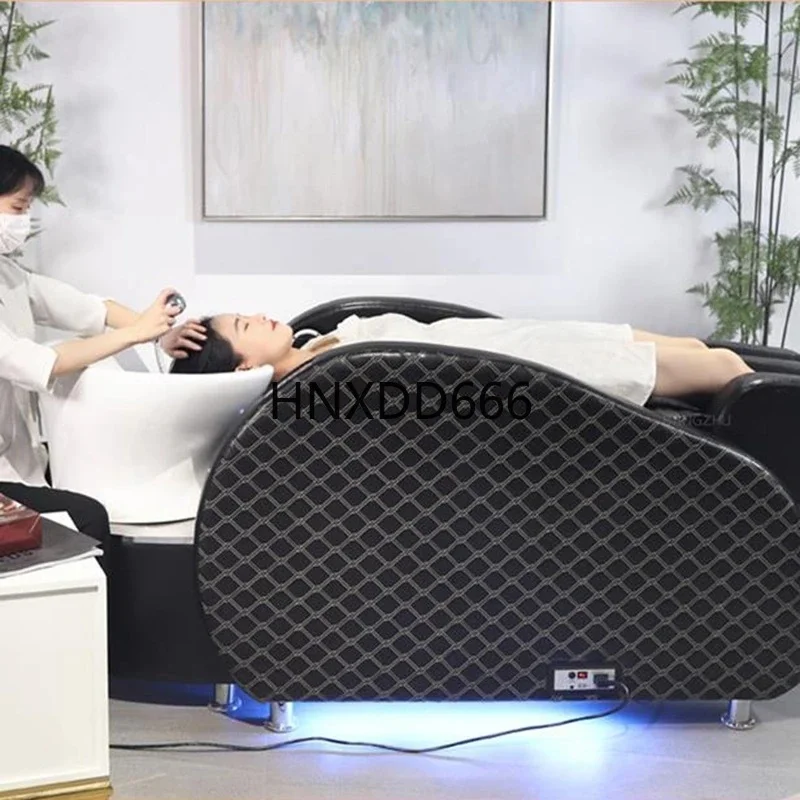 سرير سبا مائي لعلاج فروة الرأس الياباني، كرسي تصفيف شعر احترافي لغسل الصالونات وتصفيف الشعر #3