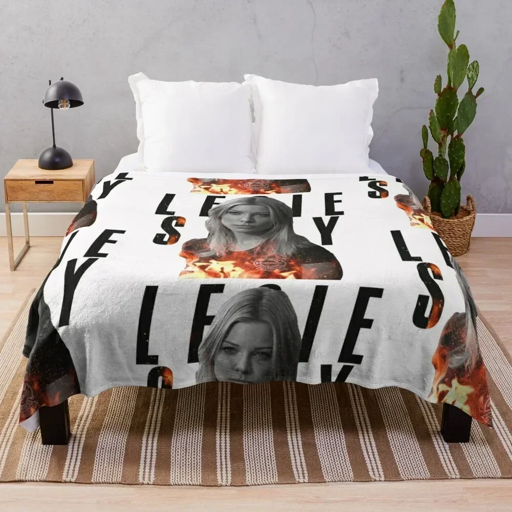 Leslie Shay - Chicago Fire Throw Blanket