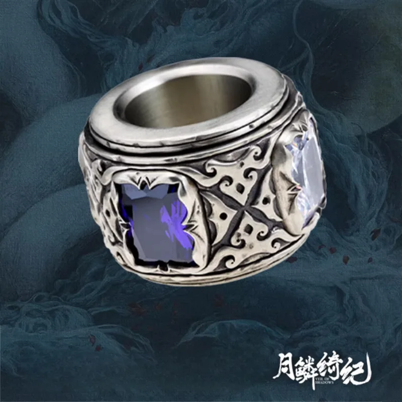 Anillo de Anime Veil of Shadows, Anillo de Dios Dragón, Anillos de Dibujos Animados, Anillos de Moda para Mujer, Kawaii, para Parejas, Dulces Amuletos, Accesorios de Aleación, Regalo