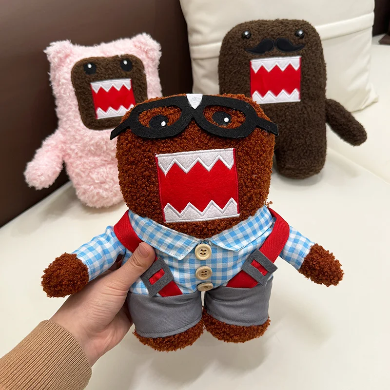 TreasuringU Kawaii Domo Kun Pluszowe Zabawki Lalka Śmieszny Domo-kun Pluszak Miękkie Wypchane Zwierzątka Zabawki Prezent Urodzinowy dla Dzieci