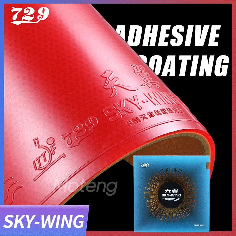 Friendship 729 New Sky-Wing Table Tennis Rubber Pips-In PingPong Internal energy IN Super light fast backhand recommended 2.0mm