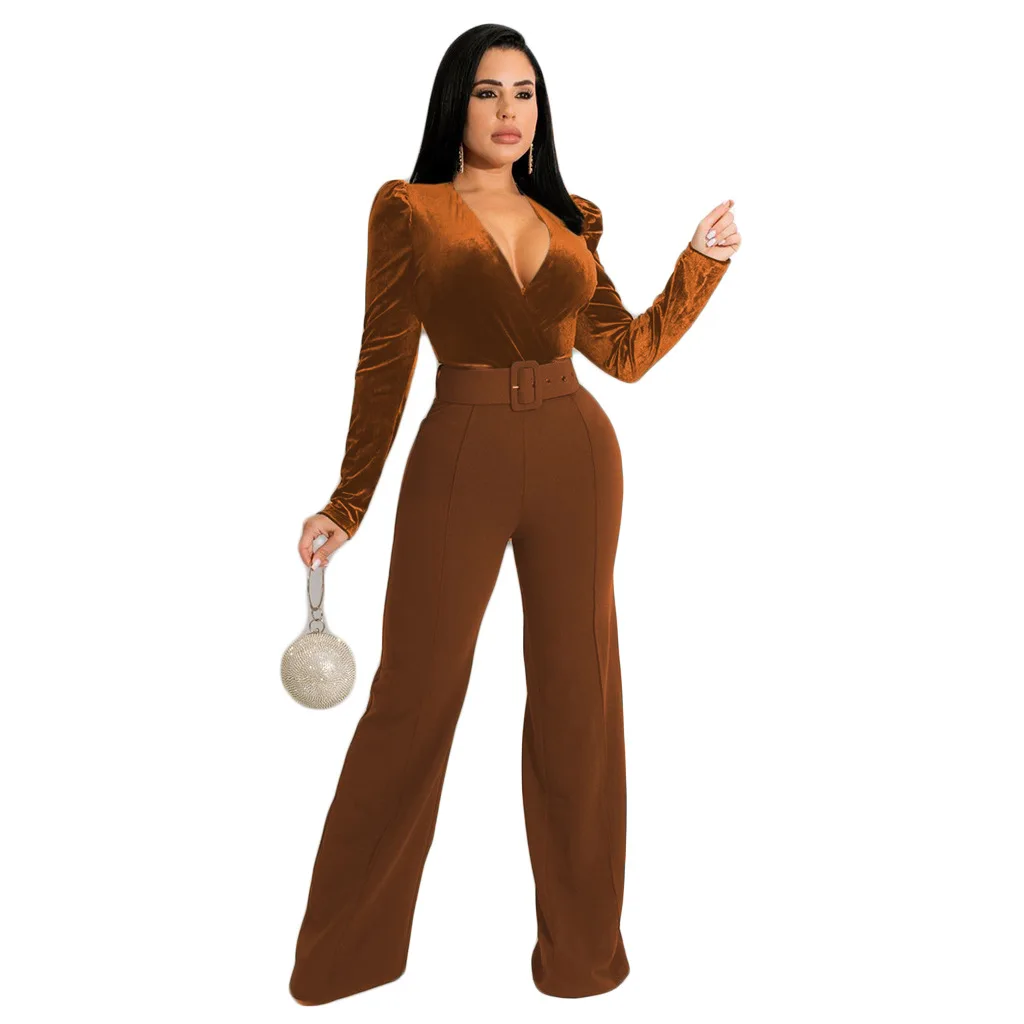 

Sexy V Ne Women's Jumpsuits Casual Long Rers Comfortable Bot plus Size Available for Young Women 8-24 Years Old